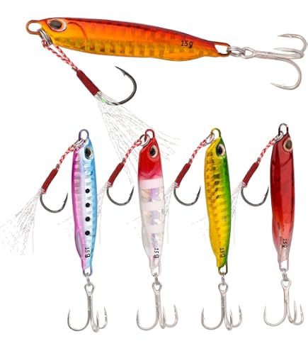 Micro Metal Jig Esche da pesca dure Mini Jigging Ba