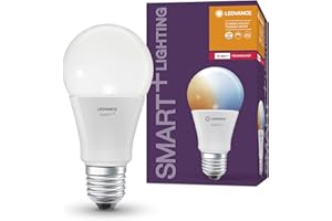 LEDVANCE Lampa Smart plus z technologią ZigBee, 9W, A60, frosted, trzonek E27, barwa światła Tunable White, 806lm, opakowanie 4 szt.