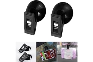 TREE2018 Car Ticket Clip 1pair Parking Windshield Credit Card Sucker Suction Cap Card Window Mount Glasses Interior Universal Shade Curtain Organizer Holder Glasses Auto