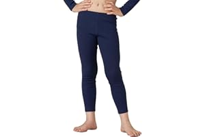 LAPASA Kinder 100% Merinowolle Thermounterhemd Unterhosen, Premium Merino Wolle Warme Thermounterwäsche Unisex 5-13 Jahre K13 Unterhemd, K14 Unterhosen