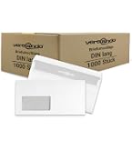 GPV boite 500 enveloppes recyclées Erapure, format DL 110x220mm fenetre 45x100mm 80g
