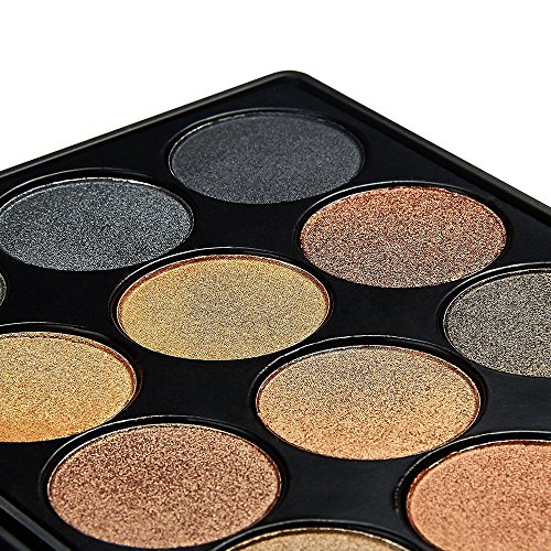 VALUE MAKERS® Lidschattenpalette bestehend aus 18 hochpogmentierten schimmernden Tönen / natürliche Farben - 5