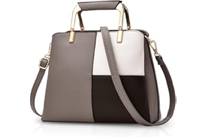 NICOLE & DORIS NICOLE&DORIS Women Handbags Top Handle Bag with Long Strap Crossbody Messenger Bag Tote Satchel for Ladies PU Leather