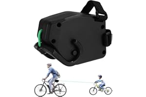 Muxiao Fahrrad Abschleppseil Kinder,2.5m Einziehbarer Eltern Kind Fahrrad Abschleppseil,Abschleppseil Zubehör für Fahrrad,Outdoor-Traktionsseil für Kinder,Fahrradanhänger,MTB-Fahrrad