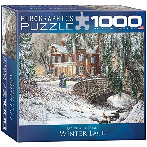 Preisvergleich Produktbild EuroGraphics Winter Lace Puzzle (1000-Piece) by EuroGraphics