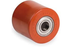 ARTIST UNKNOWN Poliuretano forcella, anima in poliammide, 82 x 90 mm, con cuscinetto a sfera, foro 20