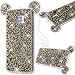 Produktbild GrandEver Samsung Galaxy S7 Edge Weiche Silikon Hülle Solide TPU Glitzer Gelee Strass Diamant Zurück Maus Ohr Entwurf Schutzhülle Flexible Etui mit Handschlaufe Gel Skin Rubber Transparent Bumper Klar Hülse Gummi Dünn HandyTaschen - Gold