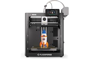 Flashforge AD5X Impresora 3D Multicolor, 600mm/s Alta Velocidad CoreXY, Nivelación Automática, Placa Pei Magnética, Boquilla 300 ˚C, Wi-Fi y App (220x220x220mm)