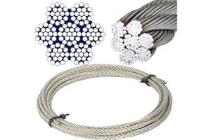 10 Meter Edelstahl - Drahtseil 7x19 weich D= 2 mm - Edelstahl A4 Edelstahlseil Stahlseil I BOOTSTEILE BRAUER®