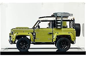 iCUANUTY Vitrina acrílica para Lego 42110 Technic Land Rover Defender Vitrina Resistente al Polvo para Modelos coleccionables (Solo Vitrina)