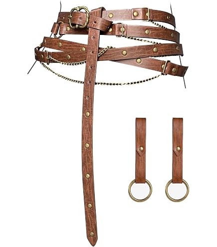 ZMDMAH Vintage Gothic Punk Moon Star Schnallengürt Produktbild-Vorschau 2