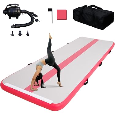 Rouleau Gonflable Air Roller KIKILIVE - Pour Fitness, Yoga, équilibre - Pompe électrique 600W Incluse - 10