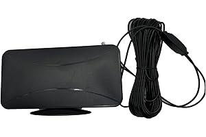 FDKENE TV Aerial, Indoor HD Digital TV Antenna 460 Miles Range Support 1080P All TV