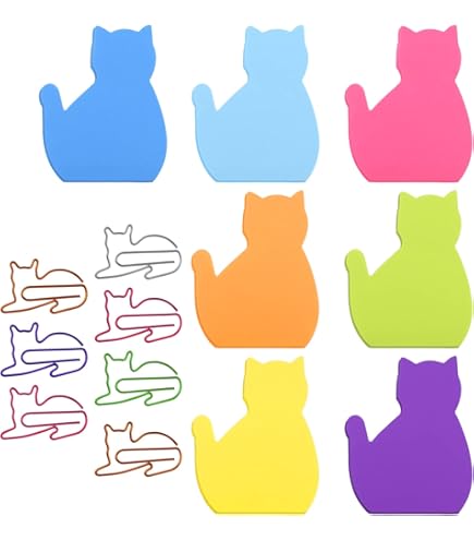 Notes Autocollantes Mignonnes - 180 Feuilles De Marqueurs Autocollants