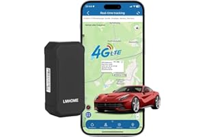 ZYJDGNNY GPS Tracker Ohne ABO GPS Tracker Auto 90 Tage Standby Zeit, 5 Sekunden zur Aktualisierung der Position, Starke Magnetische und Wasserdicht mit Kostenloser App, 5000 mAh