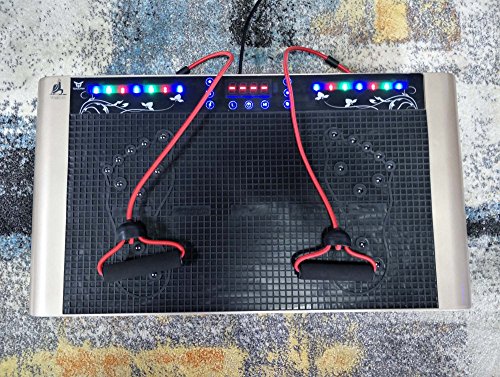 Ranbow Bluetooth 99 Intensitätsstufen Vibrationsplatte mit großer rutschsicheren Trainingsfläche, 5 Programme Angenehm leise Vibrationstrainer, perfekt für den Heimgebrauch - 7