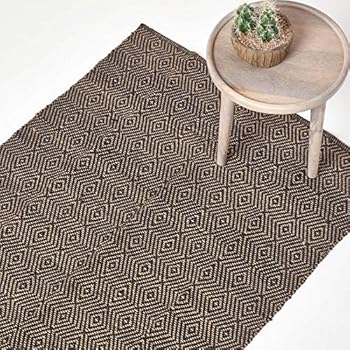 Homescapes Naturfaser Teppich Vorleger 60 x 100 cm 100% Jute Teppich