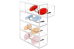 Supaway Organizer na okulary przeciwsłoneczne, organizer na okulary, miniaturowa witryna na okulary