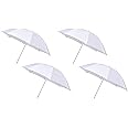 WON Brand Studio One Pair White Reflector Umbrella (60 cm) Pack 4