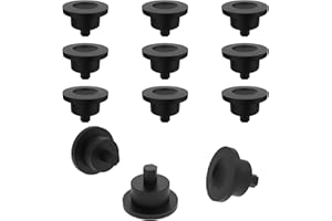 BBQration 815689 Rost-Gummifüße für Wolf Herdteile, Gummigitter-Stoßstangen Herd für Wolf CT Gaskochfeld GR-Serie Gas-Serie, geeignet für Wolf Range Ersatzteile, 12 Packungen