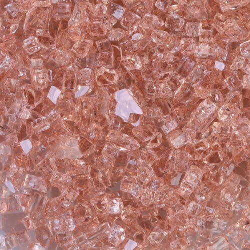 Quareter Inch Champagne Fire Glass, 10 Pound Bag
