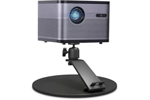 HIBORI Beamer Ständer Einstellbarer Winkel Neigung Mini Beamer Halterung Stabile Basis Kompatibel mit XGIMI, Nebula, VANKYO, Jinhoo, AuKing