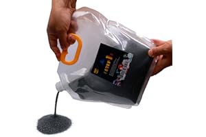 YHASPACE Rock Tumbler Grit, Rock Polishing Grit Media, Works with Any Rock Tumbler, Rock Polisher, Stone Polisher (STEP1-4LBS)