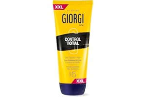 Giorgi Line - Gomina Control Total, 0% Siliconas, Fijación y Duración 48h sin Residuos, Acabado Resistente al Agua, Fijación 5 - 240 ml