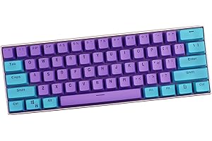 SUNZIT Keycaps,61 Keycaps Backlight PBT Tastenkappe für Ducky / GH60 / RK61 / ALT61 Keyboard Keys (Keyboard