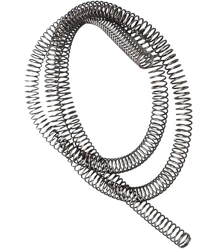 QUARKZMAN 2 Molle A Tensione A Doppio Gancio – Acciaio Nichelato, 0.055x0.62x6.5 Pollici, Per Macchine Edili E Industriali