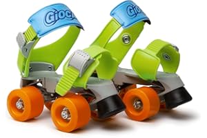 ITALTRIKE Gioca IGM215-B - Pattini con telaio rinforzato in plastica regolazione rapida, Misura: 24-36, Colori assortiti