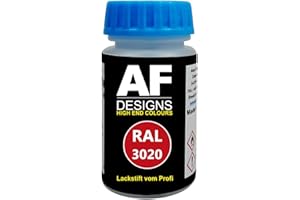 Alex Flittner Designs Lackstift RAL 3020 VERKEHRSROT glänzend 50ml schnelltrocknend Acryl