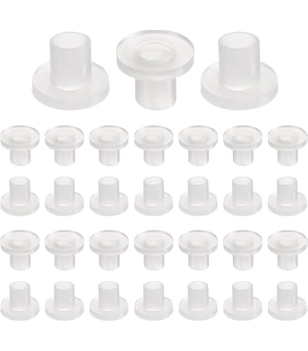 60 Cuscinetti A Manicotto Flangiati In Nylon: ID 3.8mm, Autolubrificanti E Resistenti All'usura