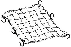 Burley Design Cargo Bungee Net Burley-Rete Elastica per rimorchio Bici, Nero, Taglia Unica Unisex-Adulto