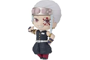Chibi Masters Bandai Tengen Uzui Demon Slayer-Figur, 8 cm, Anime-Sammelfigur aus Demon Slayer