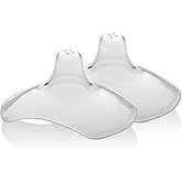 LuvLap Silicone Nipple Protector/Shield for Breast Feeding Mothers, with Storage case.