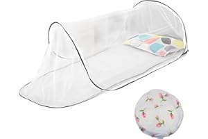 GZWY Namiot z moskitierą, składana moskitiera na łóżko pojedyncze, moskitiera na łóżko, na podróż, na kemping, podwórko, podróżna moskitiera (czarna)