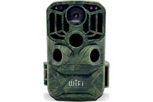 Braun Photo Technik Germany Scouting Cam Black800 WiFi Wildkamera Fernbedienung, Black LEDs, WLAN, Zeitrafferfunktion Camouflage Grün, 57666