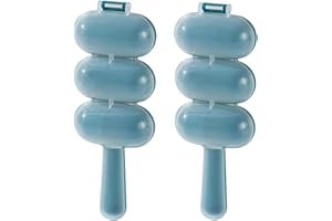 OPEMG 2 Pcs Blue Rice Ball Maker Shake Lunch Maker Mould Rice Ball Shaker Rice Ball Mold Rice Ball Shaped Kitchen Tools and Home DIY Making Kit Sushi Plates,DIY Sushi Shake Rice Ball Mold