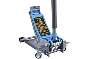 LARBANKE 3 Ton Low-profile Hydraulic Car Floor Jack,Built with Durable Aluminum and Steel,Floor Jack with Dual Pump System for Fast Lifting,6600Lbs Capacity,Lifting Range:3.15-18.31"