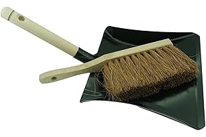 varivendo Set de pelle et balai (1 balai en coco + pelle à balaye)