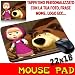Produktbild Maus Pad Masha und Bär Cartoon-personalisierbar mit Namen, Foto ECC