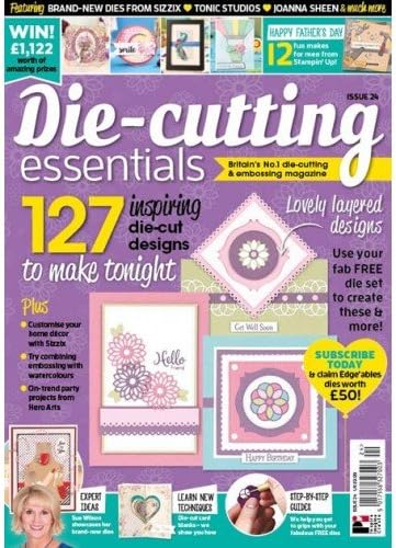 Die-cutting Essentials magazine issue 24 + FREE matting nesting mix &amp; match die set