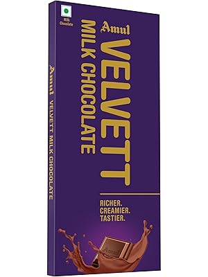 Amul Velvett Milk Chocolate150 g(Pack of 3)