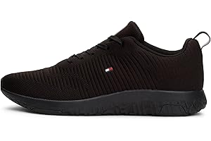 Tommy Hilfiger Herren Runner Sneaker Corporate Knit Rib Runner Sportschuhe
