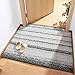 Produktbild LZYMLA Badematte Wohnzimmerteppich Raumteppich WC Badewanne Treppen Badezimmer Fußmatten, Blue Ash, 50 * 80cm