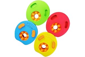 eexuujkl 4 Pieces Swimming Buoy Discs Foam Swim Colorful Safe Aid Armbands Underwater Learning Aiding Tool Buoyancy Rings