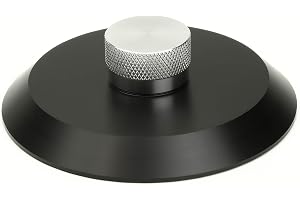 Dynavox VC80 vinylskivklämma, klämma för fixering av vinylskivspelare, av aluminium