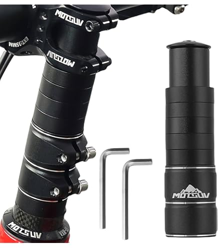 Prolongateur De Potence (extender) Pour Fourche VTT Mountain Bike - 1-1/8 Pouce - Noir - NEUF