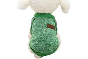 HEMORE Mascotas Perro Ropa Abrigo Sudadera Invierno Mascota Perro Ropa Tejer Animales requisitos de Dog Pet Clothes